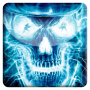 icon Neon Skull FBI Live Wallpaper для BLU S1