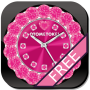 icon [Free]CUTE QLOCK Pink Diamond для LG G6