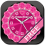 icon [Free]CUTE QLOCK Pink Diamond для Samsung Galaxy Note 10.1 N8000