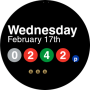icon NYC Subway Watch Face для i-mobile i-Style 711