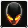 icon Alien Skull Fire LWallpaper