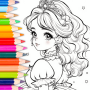 icon Doll Color: Princess Coloring для Samsung Galaxy Tab 2 10.1 P5110