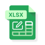 icon Edit XLSX Spreadsheets Reader для Blackview BV9500