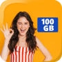 icon Daily Internet Data GB MB app для Samsung Galaxy Young 2