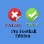 icon Pro Football True False Game