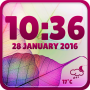 icon Transparent Clock and Weather для karbonn A40 Indian