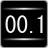 icon Digital clock 0.1 seconds 3.1