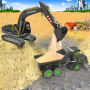 icon Sand Excavator Truck driving Rescue simulator 3D