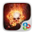 icon Flame Skull GOLauncher EX Theme v1.0