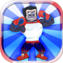 icon Pet Caring Boxing Gorilla