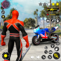 icon Superhero Bike Mega Ramp Games