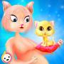 icon My Newborn Baby Kitten Games для Samsung Galaxy S3