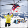 icon Helicopter Rescue Snow Storm