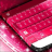 icon Pink Keyboard Fancy Theme 1.279.13.87