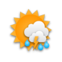 icon 원기날씨 - 미세먼지, 기상청, 날씨 для Huawei P20