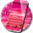 icon Pink Keyboard Heart Glow Theme 1.279.1.100