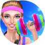icon Gym Girl: Fitness Beauty Salon для Samsung Galaxy Tab A 8 LTE