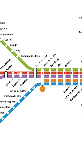 Схема метро порту португалия