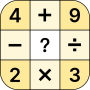 icon Crossmath - Math Puzzle Games для Xiaomi Redmi 4A